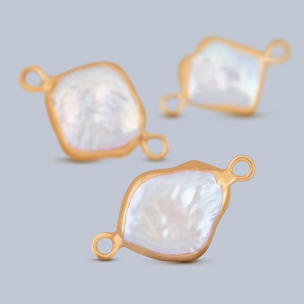 Connettori diamantati a perle coltivate