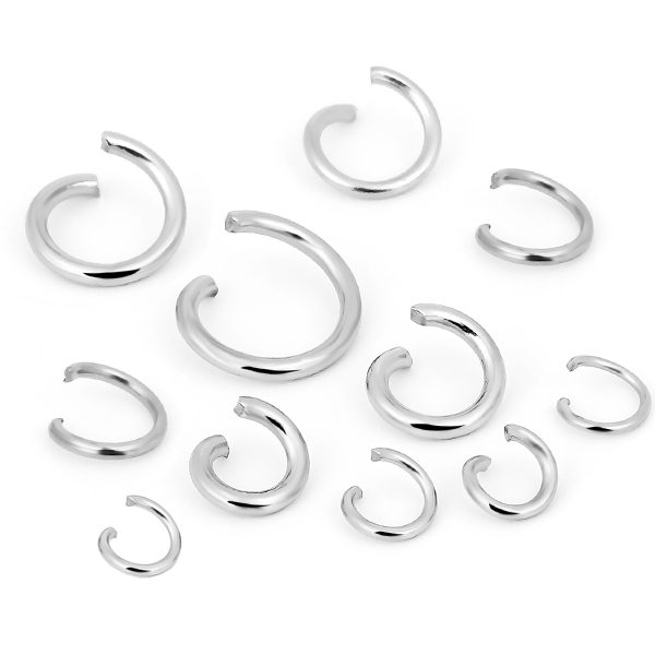 Steel open rings