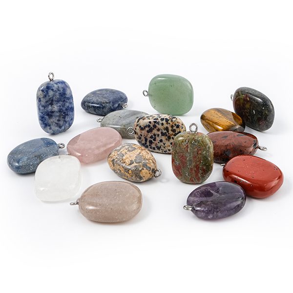 Flat Semi-Precious Stones for Pendants