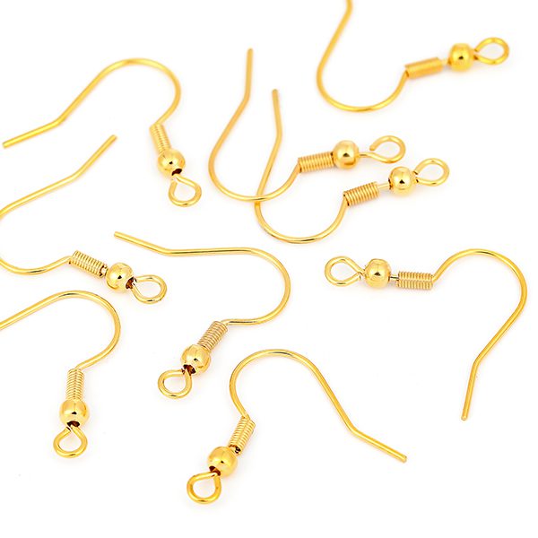 Hooks for earrings gold color 36 pcs.