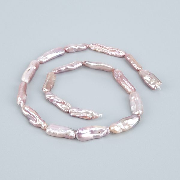 Baroque cultured pearls biwa (pink)
