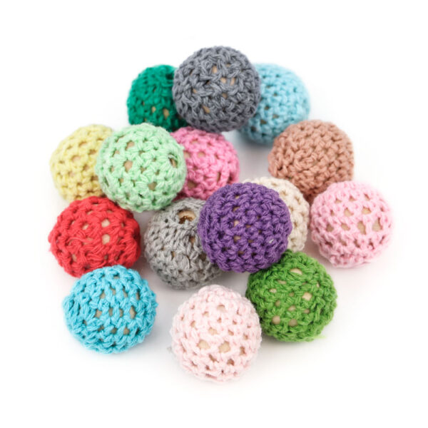 50 Crochet Balls Ø16mm