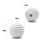 50 Bolas de Silicona en Panal Ø15mm