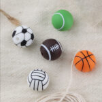 50 Bolas de Silicona Fútbol Ø15mm