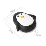 50 Pingüino Cuentas de Silicona