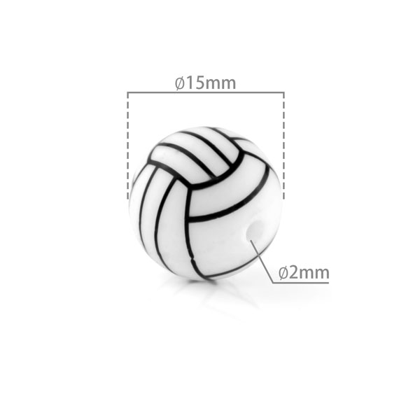 50 Bolas de Silicona Voleibol Ø15mm