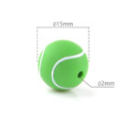 50 Bolas de Silicona Tenis Ø15mm