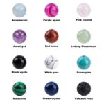 Kit de materiales para manualidades con cuentas de piedra