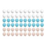 Lote 600 Bolas de Silicona Ø12mm Brisa Marina