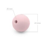 Lote 600 Bolas de Silicona Ø12mm Rosado