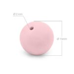 Lote 600 Bolas de Silicona Ø15mm Rosado